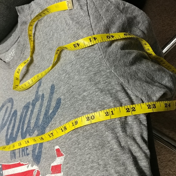 Americana Party in the USA Men's XL T-Shirt Gray Patriotic Short Sleeve Tee - Picture 12 of 12